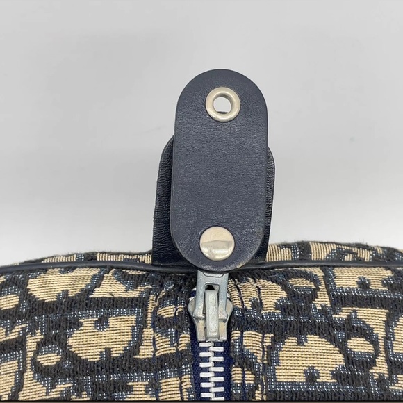 DIOR 40 Trotter Boston Duffle 15.7x9.4 Large Bag W/T Authentic Cert Unis… - Picture 14 of 17